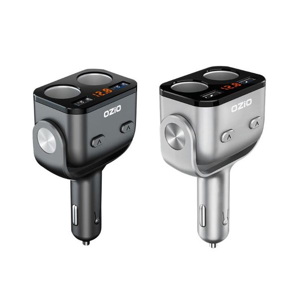

12v car cigarette lighter extension cable auto socket splitter auto usb dual charger qc 3.0 usb quick charge power adapter plug