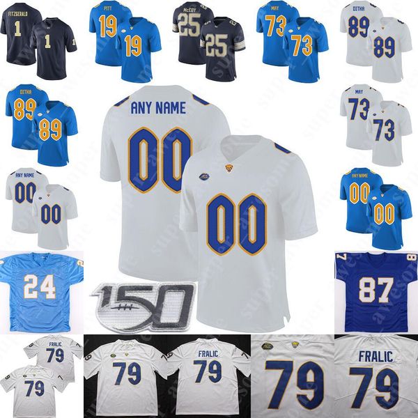 

pittsburgh panthers jersey patrick jones ii michael smith albert tucker tre tipton brandon ford taysir mack owen drexel jason pinnock, Black
