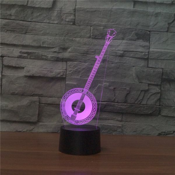 

seven neon]huqin acrylic 7colors desk lamp 3d lamp novelty led night light millennium falcon light