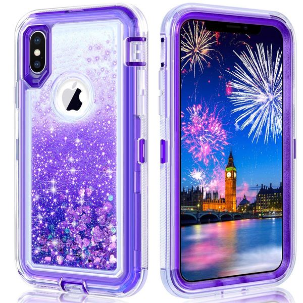 

Для SAMSUNG Note9 Симпатичные Bling Жидкий Блеск Плавающей Зыбучие Пески Вода течет Ультр