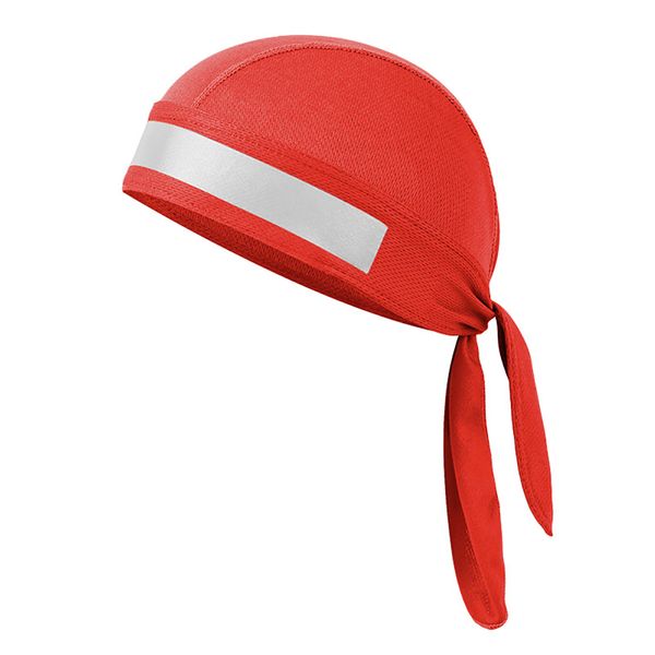 

quick dry cycling cap head scarf helmet reflective summer men women running riding bandana headscarf pirate hat hood headband, Black