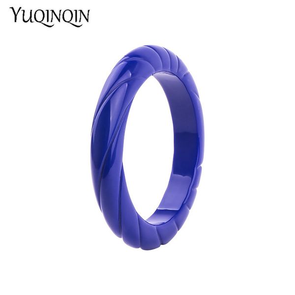 

classic resin cuff engraved bracelet bangles for women 2020 new fashion acrylic bracelet female simple charm party gifts jewelry, Black