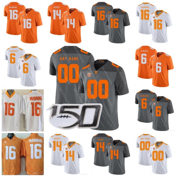 

custom ncaa tennessee volunteers football marquez callaway 27 quavaris crouch josh palmer jt shrout jeremy banks guarantano 150th jersey, Black;red