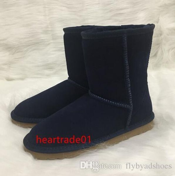 

women australian snow boots waterproof leather winter warm short boots shoes red brand ivg size us4-14