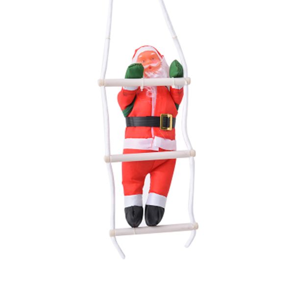 

christmas ladder santa claus ornaments santa claus climbing on rope ladder for christmas tree hanging ornament decor x
