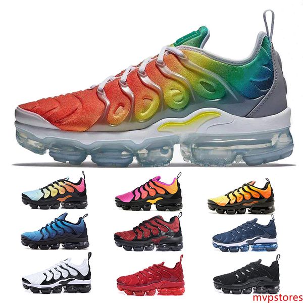 

спортивные кроссовки новые tn кроссовки мужские дышащие кроссовки бегун человек тренеры теннис радуга плюс женская обувь