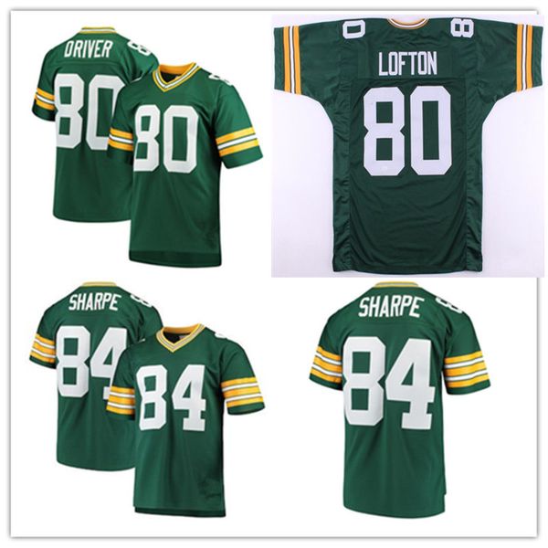 

Men 80 donald driver vintage football jer ey titched green 80 jame lofton 84 terling harpe jer ey 3xl