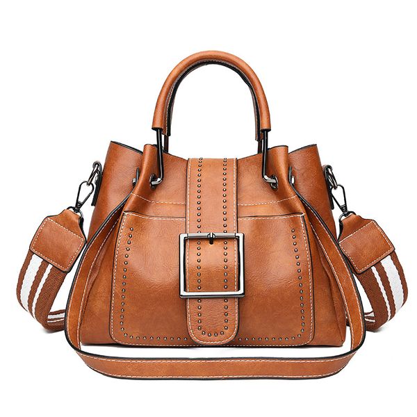 

big bag women's 2018 winter new style korean-style versatile atmospheric hand fashion large capacity wide-strap shoulder women's
