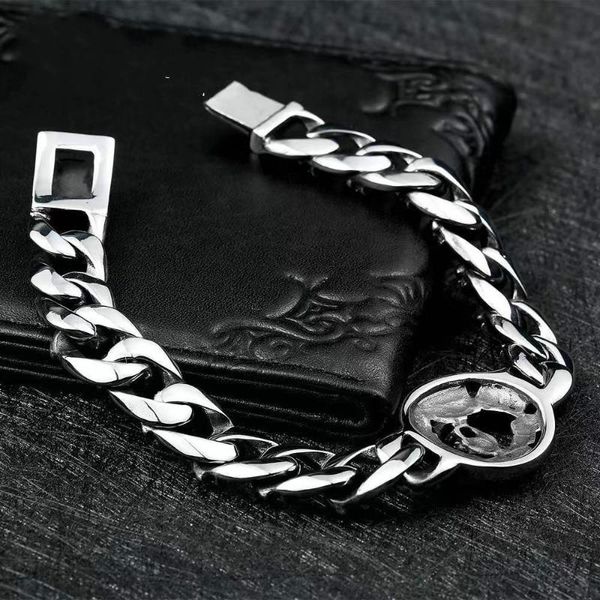 

нержавеющая сталь велосипедиста черепа браслет прохладно мужчин, с панк-ювелирные изделия, Golden;silver