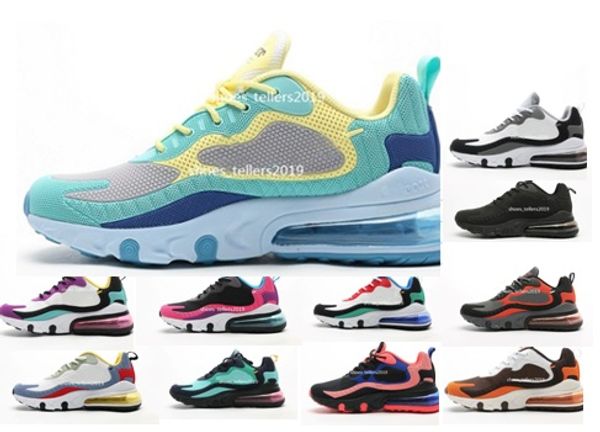 

270 react kpu desinger Chausseures 1 обувь мужская 27C кроссовки тройной черный белый Bauhaus women270s кроссовки спортивные кроссовки