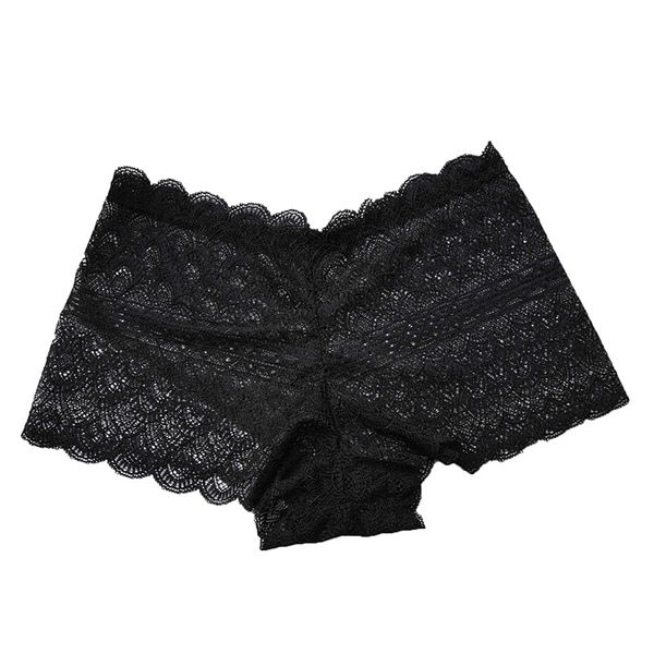 

women panties transparent lace boxers lady seamless undies briefs boyshorts hollow perspective luxury 2020, Black;pink
