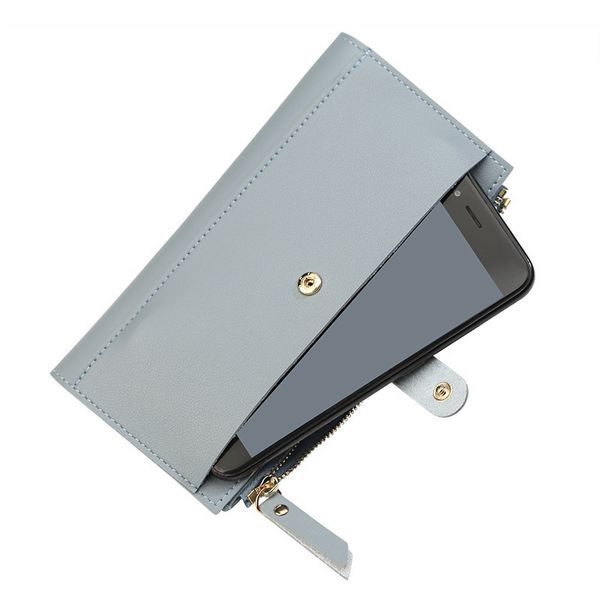 

women wallets leather cute long purse zip wallet coin women money bag lady brand purses female card holder clutch wallet, Red;black