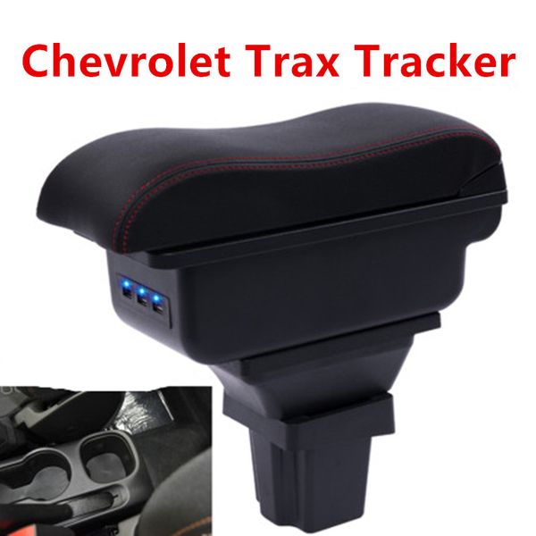 

storage box for trax tracker / holden trax 2013-2017 center centre console armrest with ashtray usb charging
