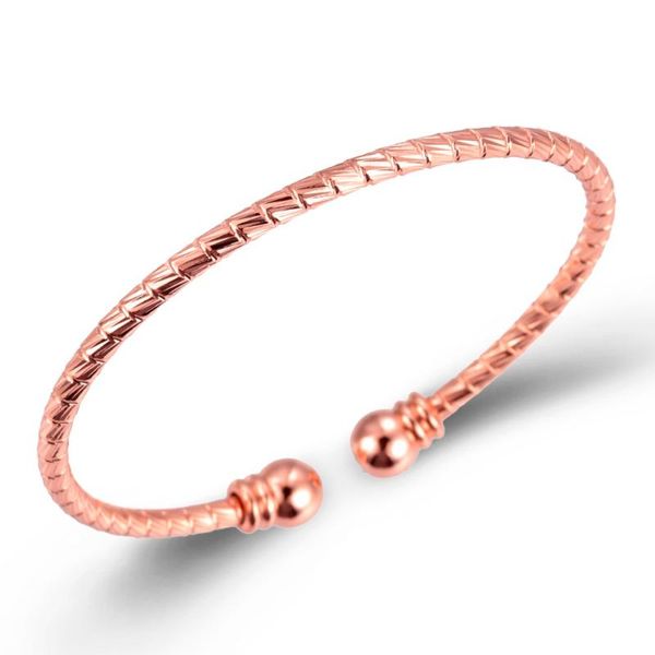 

classic style women rose gold color bangle jewelry gifts, Black