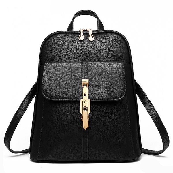 

hbp women backpack pu leather youth leather backpacks for teenage girls female school shoulder bag bagpack mochila