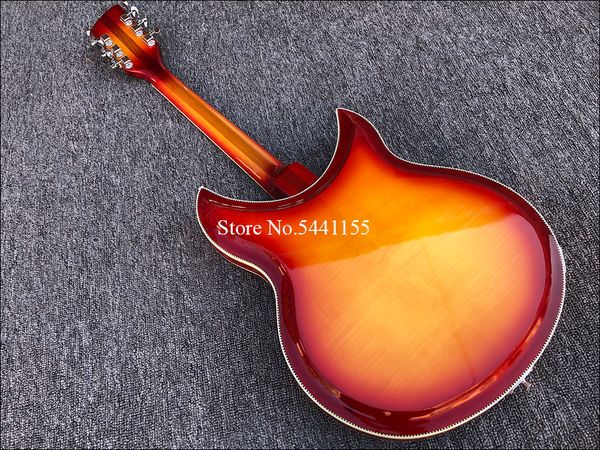 

2019 12 string left hand electric guitar,ricken 381 electric guitar with r tail part,rosewood fingerboard,ship