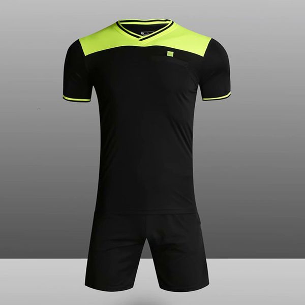 

2019 short sleeve football referee serve suit man athletic wear run shorts match training serve, Black