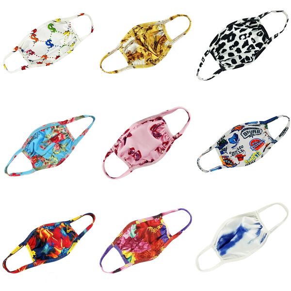 

k&95% filter face mask reusable breathing valve 6 layer protective mask designer printed masks mascherine fashion black face shi #745
