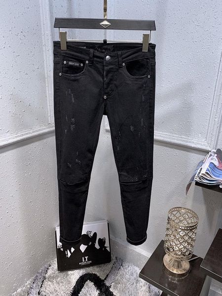 

ѬазмеѬ 2019ss лений Ѭанђзкий веѬда клаиекий ил джин slim fit мооикл ба, Blue