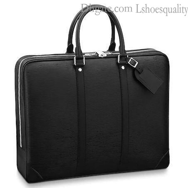

m41142 voyage new men classic black real caviar lambskin le boy chain flap bag handbags shoulder messenger bags totes