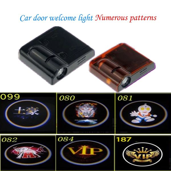 

maxup 2pcs welcome car logo door light wireless universal lights in the car led light automobile projector courtesy styling