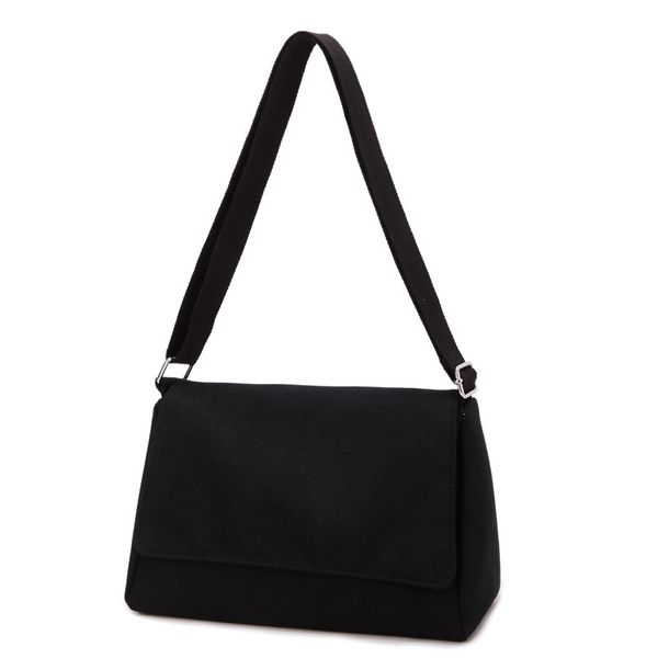 

simple women shoulder bags fashion casual solid color women crossbody bags large capacity canvas messenger bag
