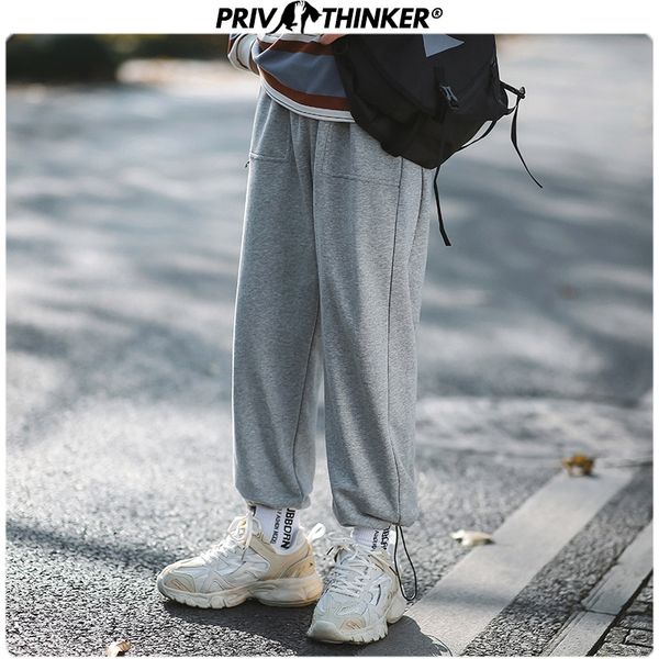 

men loose solid korean 2020 collage sweatpants mens fashion new joggers male streetwear trousers bottoms clothes, Black