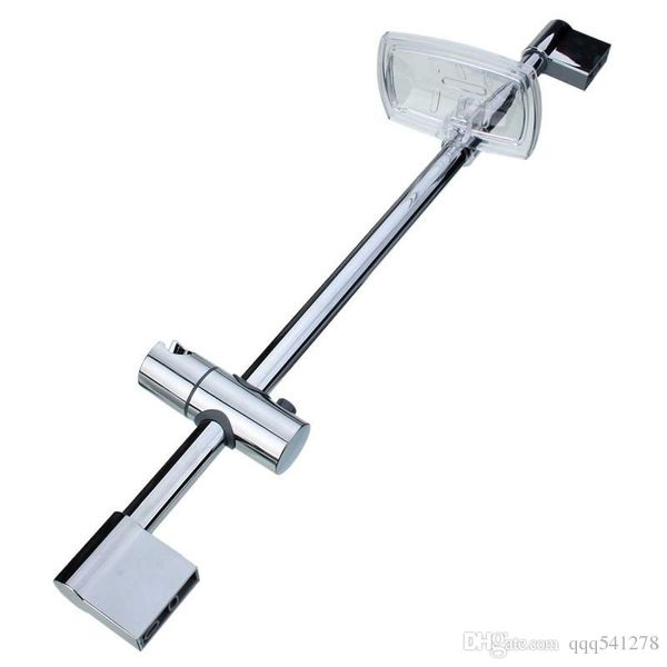 

stainless steel shower rod with soap dish pipe abs lifting frame adjustable head holder