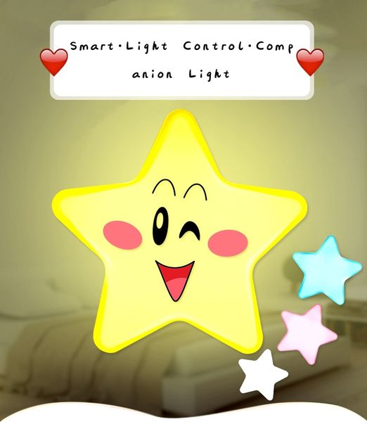

smart led sensor light selling creative good looking gift plug energy saving lamp control night light