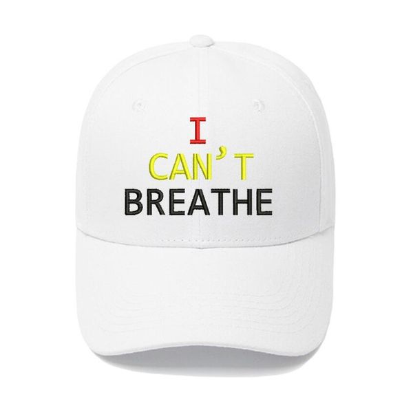 

dhl i can't breathe baseball hat 7 colors letter printed embroidered outdoor summer snapbacks i cant breath caps party hats, Blue;gray