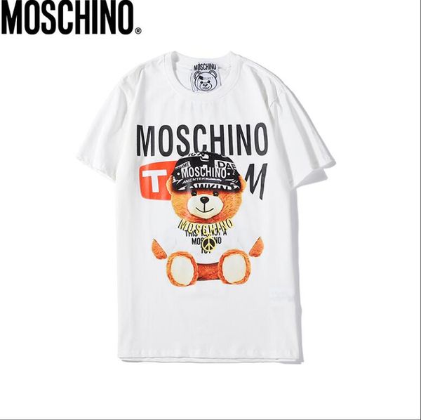 

2019 selling designers t-shirt men's shirt t-shirt fashion summer tide brand letter printing luxury men's shirt clothing--6, White