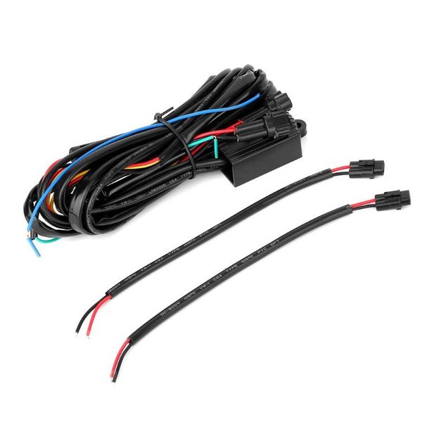 

new 30w drl controller auto car led daytime running light relay harness dimmer on/off switch parking light relay