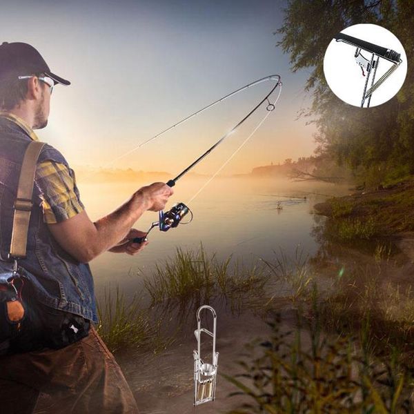 

удочка из нержавеющей стали опорный полюс кронштейн регулируемый держатель #8