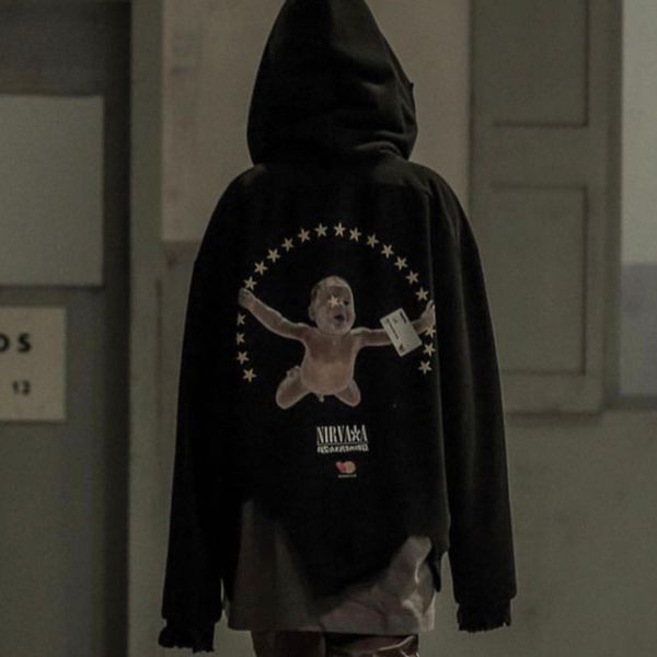 

19FW Sagittaire Французский Бренд Детские Письмо Печати Черный Толстовка С Капюшоном Сд