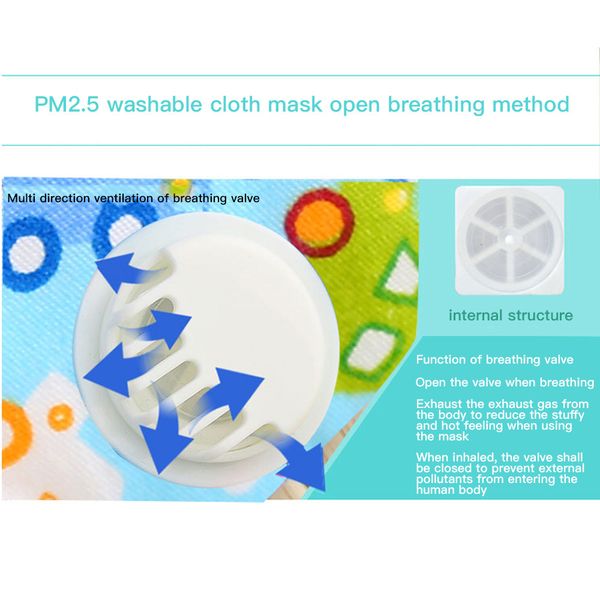

children n95 vertical folding non woven fabric with breath valve anti dust muffle mouth mask pm2.5 respirator masks