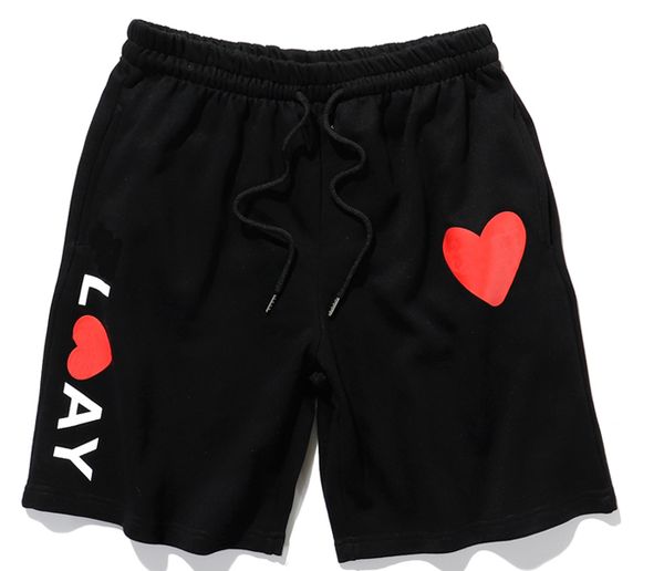 

продажа tide бренд пятиконечный хлопок спортивные повседневные брюки пять точек брюки мужчины женщины классический европа америка летние шор, White;black