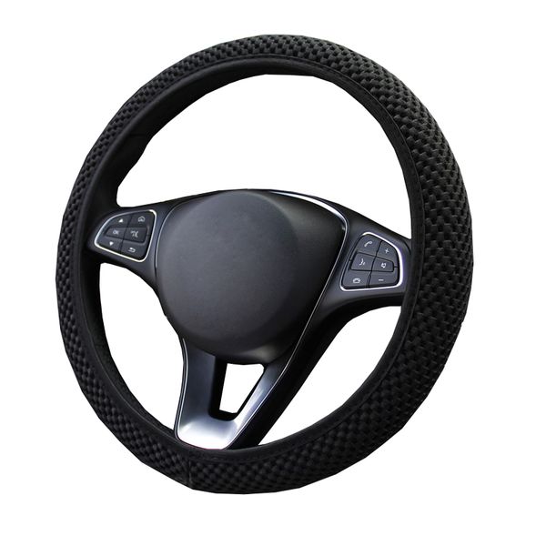 

крышка рулевого колеса автомобиля без внутреннего кольца 6 цветов дополнительный лед шелк эластичный для 37-38 см 14.5 " -15 " анти-скольжен