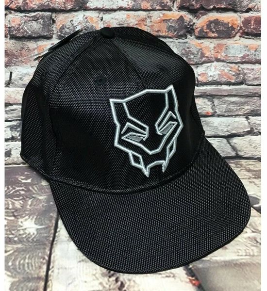 

black panther marvel hat cap mens  os black new, Blue;gray