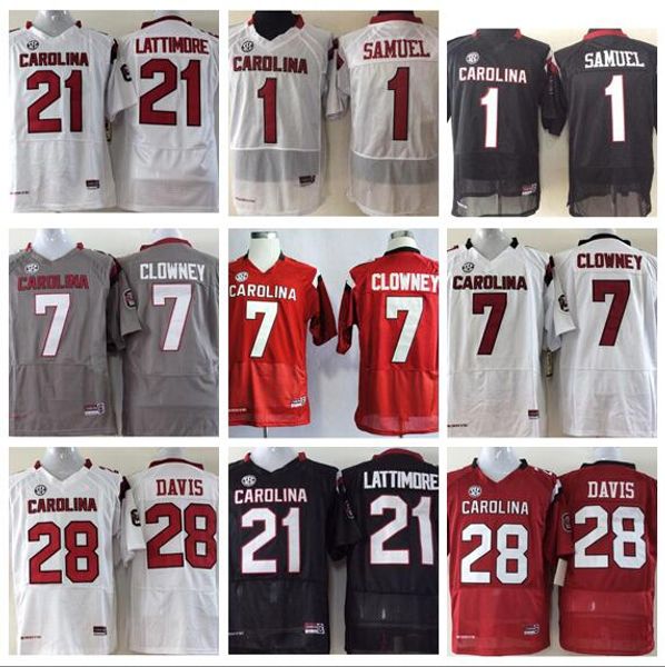 

Men outh carolina gamecock mike davi titched name number american college football jer ey ize 3xl