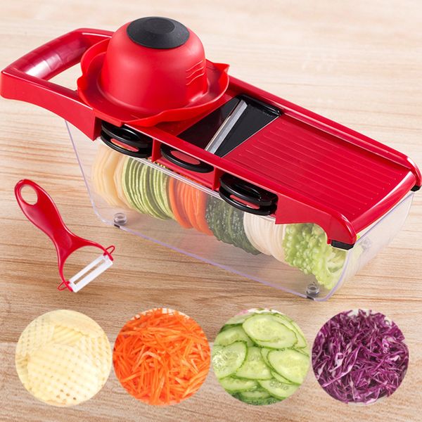 

zs - 8983 multifunctional potato slicer vegetable fruit cutter kitchen magic tool