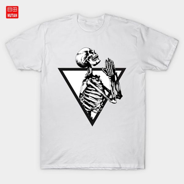 

desperate prayer t-shirt emo goth trap rap skull trippie redd god bones rock satan, White;black