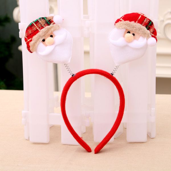 

cute christmas theme headband santa /snowman /deer kids head clasp xmas gift home decoration