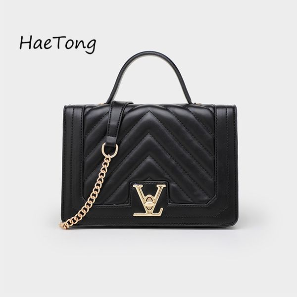 

fashion brand women bags 2019 pu leather messenger bag designer chain shoulder crossbody bag women handbag bolso mujer