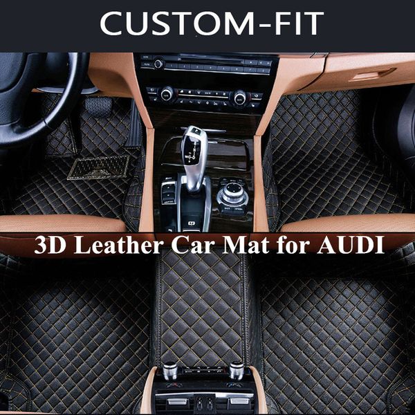 

wholesale custom car floor mats for q7 audi q5 q3 a8 a7 a5 b9 a3 2006 a6 s8 s7 s5 s4 tt sq5 r8 luxury car floor mat tapetes para automovil