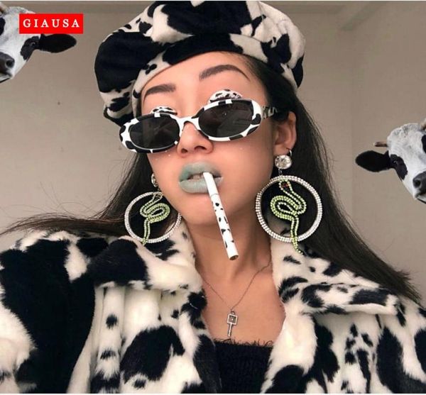 

2020 new fashion oval sunglasses women vintage retro round frame white mens sun glasses female black hip hop clear glasses uv400, White;black