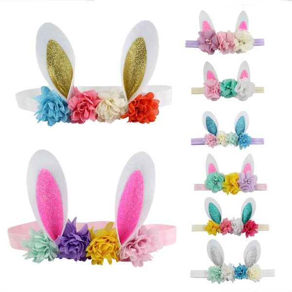 Baby Kids Bunny Ear Headbands Animal Ears Hair Band Easter Hair