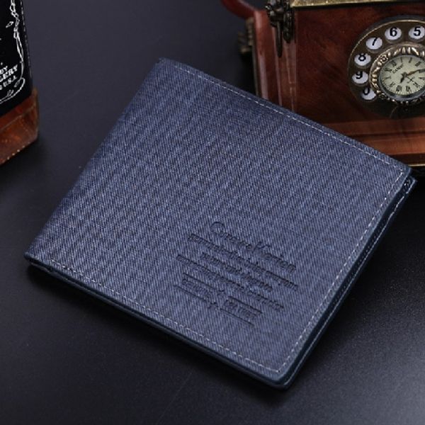 

men's short wallet men's thin section simple fashion youth cross wallet men's wallet student tide designer christmas bags, Red;black
