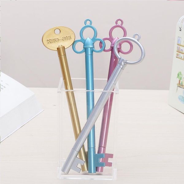 

gel pens 12pcs creative key pen strange cute stationaryÂ thing kawaii school accessories office supplies gift goods blue ink