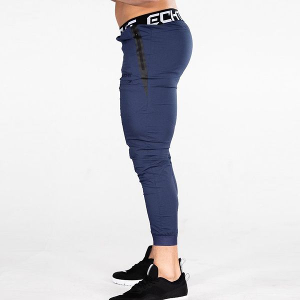 

2019 autumn winter brand gyms men joggers casual men sweatpants joggers trousers sporting clothing pocket bodybuilding pants, Black