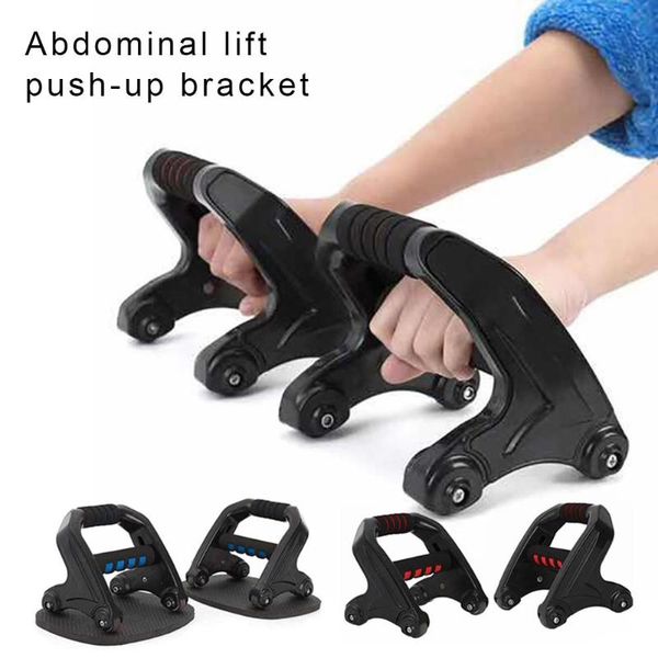 

three in one push up bracket exercise abdominal muscle fitness equipment home abdominal wheel push-up brackets for men and women